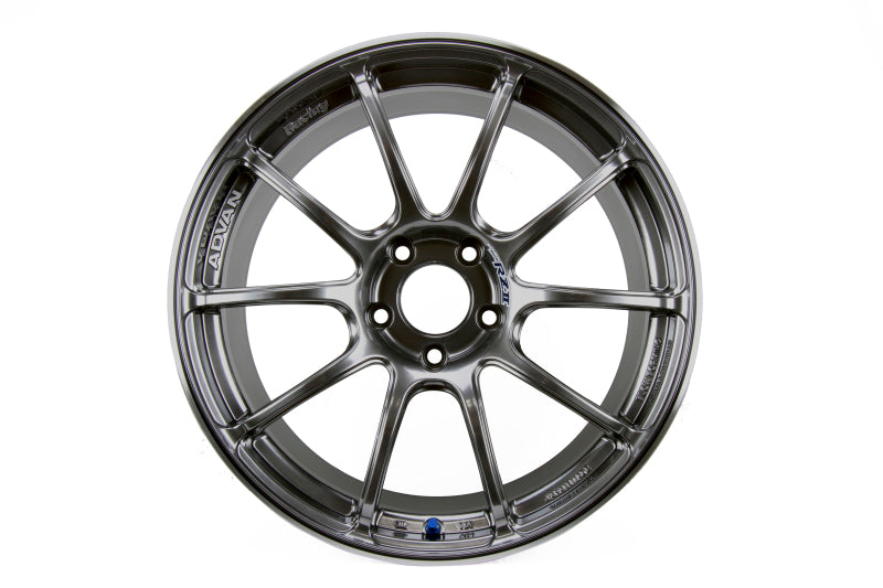 Advan RZII 17x9.0 +45 5x114.3 Racing Hyper Black Wheel