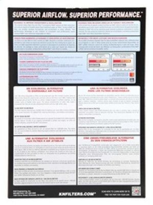 K&N 16-19 BMW 750i L6-4.4L F/I Replacement Drop In Air Filter