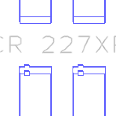 King Audi R8 4.2L/5.2L/Lamborghini Gallardo/Huracan V10 Coated AMS Alpha Performance Rod Bearing Set