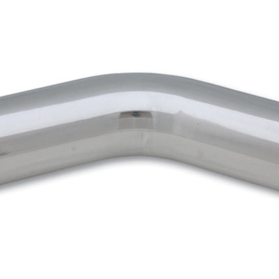 Vibrant 3.5in O.D. Universal Aluminum Tubing (45 degree bend) - Polished
