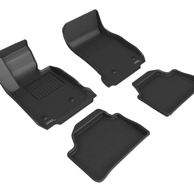 3D MAXpider 12-19 BMW 1 Series Kagu Floor Mat- Black R1 R2