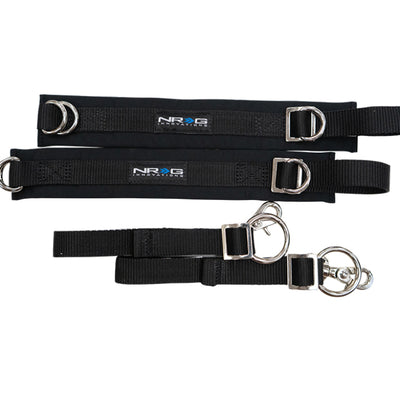 NRG SFI 3.3 Arm Restraints One Pair - Black