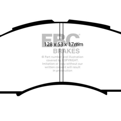 EBC 92-96 Subaru Impreza 1.8 (2WD) (13in Wheels) Ultimax2 Front Brake Pads