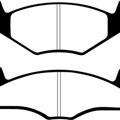 EBC 84-95 Volkswagen Golf 1.8 Yellowstuff Front Brake Pads