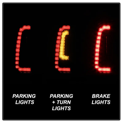 Spyder 05-15 Toyota Tacoma LED Tail Lights (Not Compatible w/OEM LEDS) - Smoke ALT-YD-TT05V2-LB-BSM