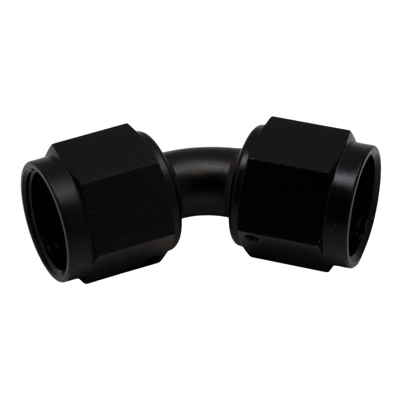 DeatschWerks 8AN Flare Female Swivel 45-Degree to 8AN Flare Female Swivel - Anodized Matte Black