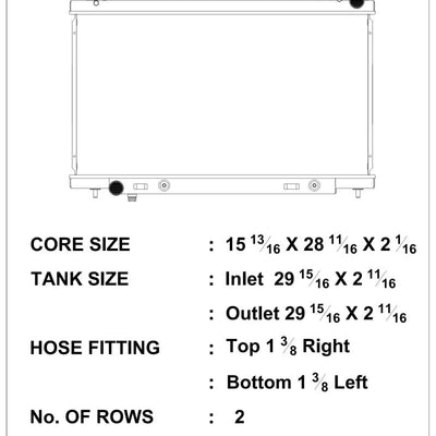 CSF 03-07 Infiniti G35 Radiator