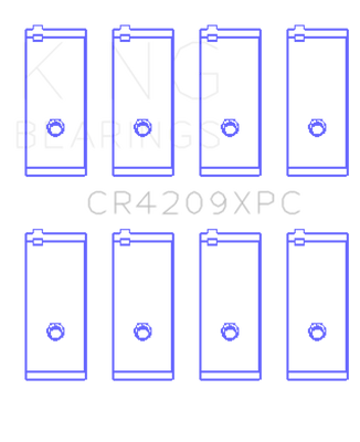 King Engine Bearings Toyota 3SGTE 16v 2.0L pMaxKote Performance Rod Bearing Set - Size STD