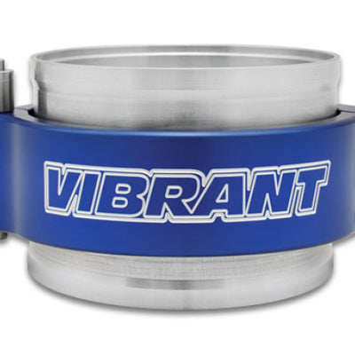 Vibrant HD Clamping System Assembly for 2in OD Tubing - Blue Clamp