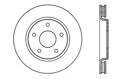 StopTech Slotted & Drilled Sport Brake Rotor