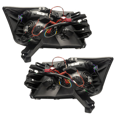 Oracle Lighting 08-15 Nissan Armada Pre-Assembled LED Halo Headlights -Red