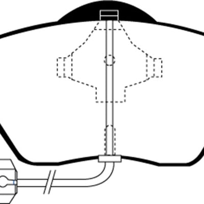 EBC 99-01 Audi A4 1.8 Turbo (B5) Yellowstuff Front Brake Pads