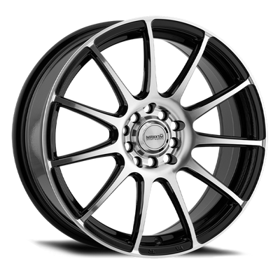 Maxxim Champ 16x7 10x100/114.3 ET40 Machined Face / Gloss Black