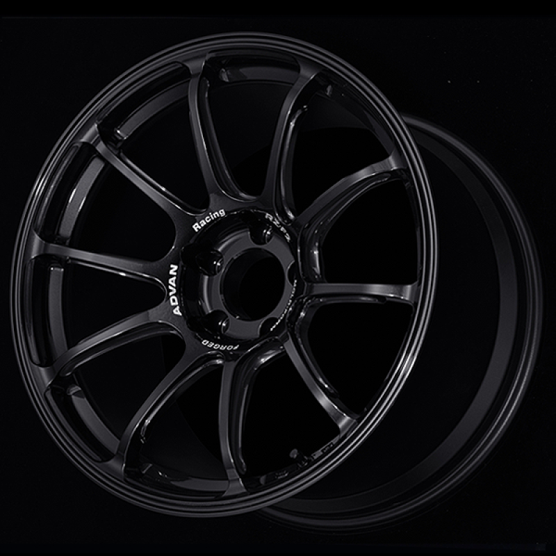 Advan RZ-F2 18x9 +45 5x114.3 Racing Titanium Black Wheel