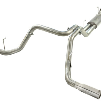 aFe MACHForce XP 2-1/2in to 3in 409 SS Cat-Back Exhaust w/ Polished Tips 10-17 Toyota Tundra V8 5.7L