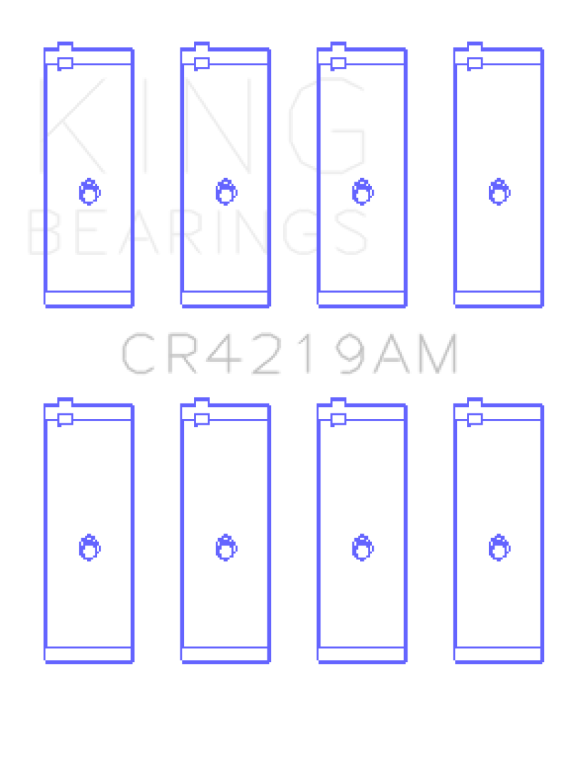 King Engine Bearings Toyota 1RZ Connecting Rod Bearing Set