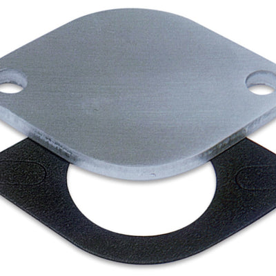 Moroso Chevrolet V8/90 Degree V6 Waterneck Block-Off Plate - 1/2in - Aluminum