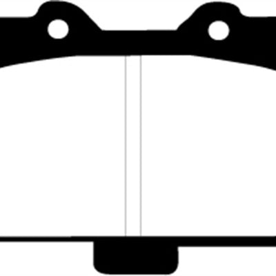 EBC 89-95 Nissan Skyline (R32) 2.6 Twin Turbo GT-R Redstuff Front Brake Pads