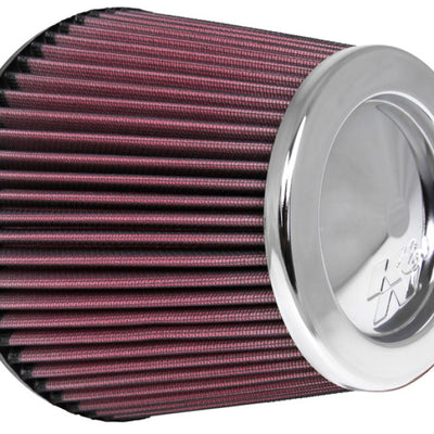K&N Universal Chrome Filter 6in Flange ID x 7.5in Base OD x 5in Top OD x 6in H