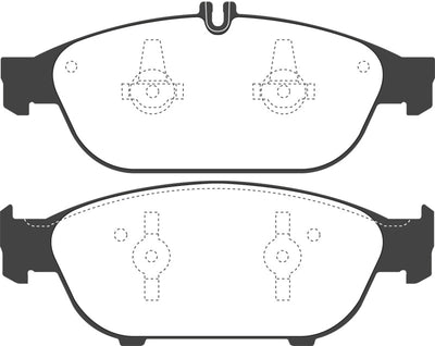 EBC 12+ Mercedes-Benz E550 4.6 Twin Turbo Coupe Redstuff Front Brake Pads