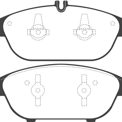EBC 12+ Mercedes-Benz E550 4.6 Twin Turbo Coupe Redstuff Front Brake Pads