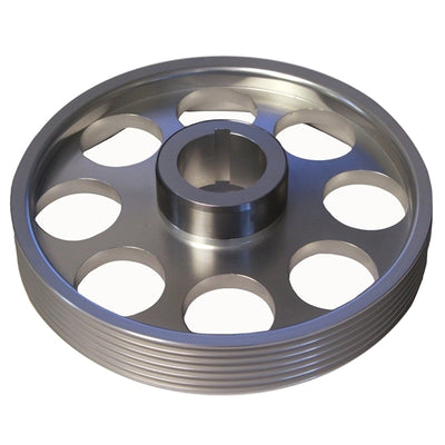 Torque Solution Lightweight Crank Pulley (Silver): Hyundai Genesis Coupe 3.8 2010+