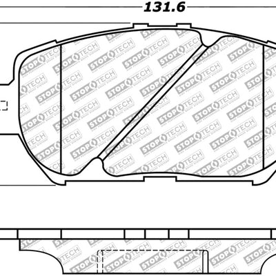 StopTech Street Select Brake Pads - Rear