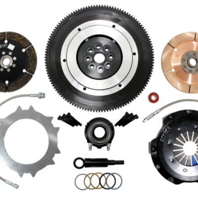 Clutch Masters 07-09 Subaru Legacy GT Spec B Push Style Street/Race Twin-Disc 7.25in Clutch Kit