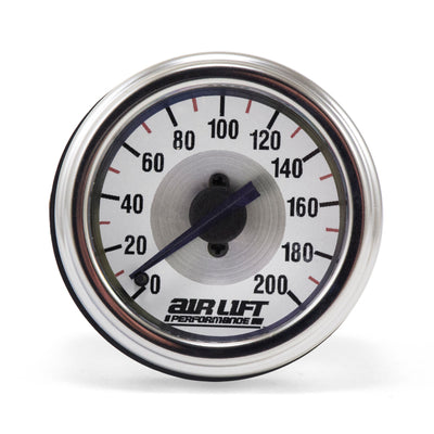 Air Lift Single Needle Gauge- 200 PSI