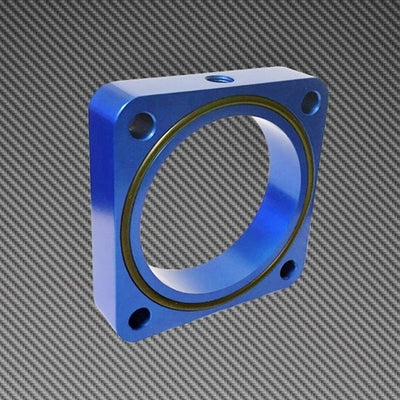 Torque Solution Throttle Body Spacer 2013+ Subaru BRZ/Scion FR-S - Blue
