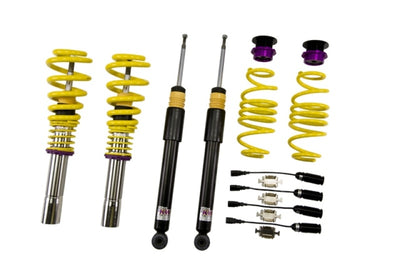 KW Coilover Kit V1 Audi A4 S4 (8K/B8) w/ electronic dampening control Sedan FWD + Quattro
