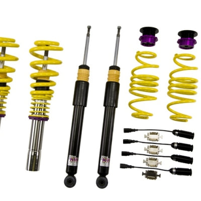 KW Coilover Kit V1 Audi A4 S4 (8K/B8) w/ electronic dampening control Sedan FWD + Quattro