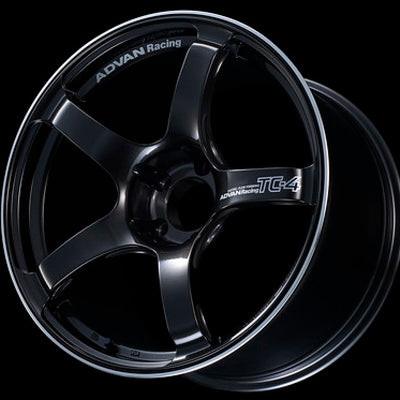 Advan TC4 16x7.0 +35 5x114.3 Black Gunmetallic and Ring Wheel