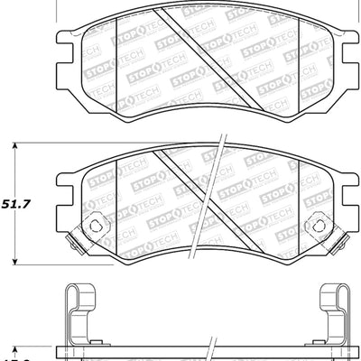 StopTech Street Brake Pads - Front