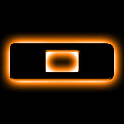 ORACLE Lighting Universal Illuminated LED Letter Badges - Matte Blk Surface Finish - D