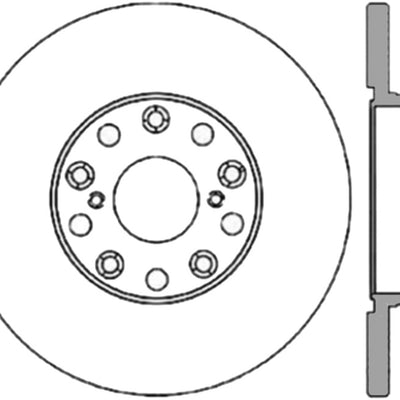 StopTech Power Slot 01-05 Lexus IS300 Rear Left Slotted Cryo Rotor