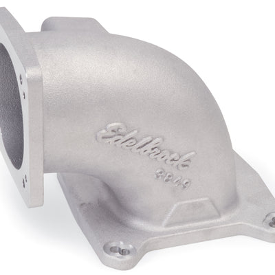 Edelbrock High Flow Intake Elbow 95mm Throttle Body to Square-Bore Flange As-Cast Finish