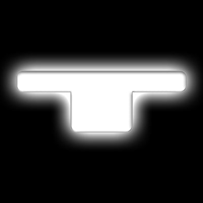 ORACLE Lighting Universal Illuminated LED Letter Badges - Matte Wht Surface Finish - T