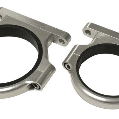 Fuelab Plate Mount Fuel Pump Billet Bracket Set - (2) Brackets for Each Pump