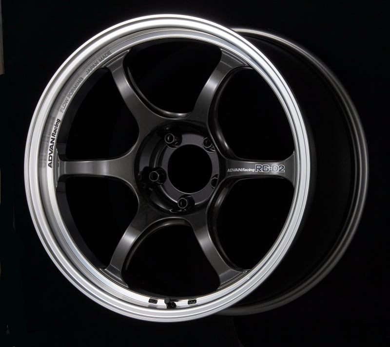 Advan RG-D2 18x7.5 +50 5x100 Machining and Black Gunmetallic Wheel