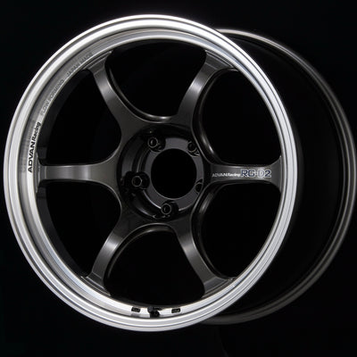 Advan RG-D2 18x8.0 +44 5x114.3 Machining and Black Gunmetallic Wheel