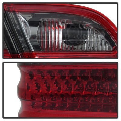 xTune Mercedes Benz W210 E-Class 96-02 LED Tail Lights Red Smoke ALT-CL-MBW210-LED-RSM