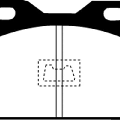 EBC 76-85 Porsche 924 2.0 Greenstuff Front Brake Pads