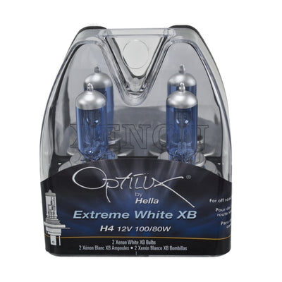 Hella Optilux H4 100/80W Xenon White XB Kit (Pair)