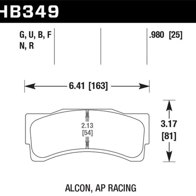 Hawk 14-16 BMW M235i DTC-60 Motorsports Front Brake Pads