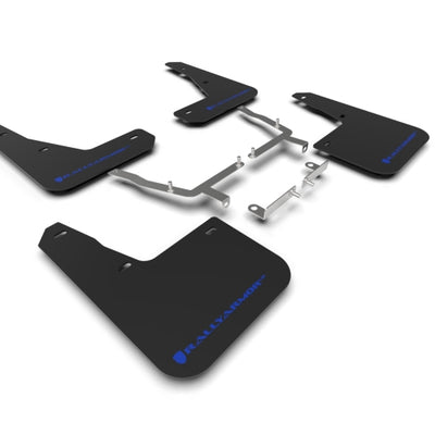 Rally Armor 19-25 Ford Focus ST MK4 Black UR Mud Flap w/Blue Logo