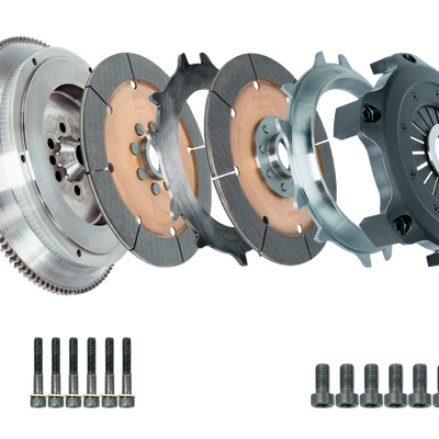 DKM Clutch 11-13 BMW 135i 215mm Ceramic Twin Disc MRX Clutch Kit w/Flywheel (850 ft/lbs Torque)