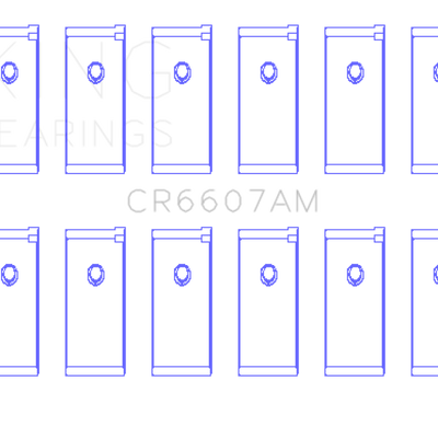 King Engine Bearings Datsun L28 Connecting Rod Bearing Set - Size STD