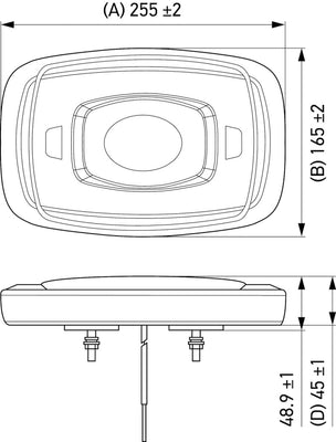 Hella L/Bar Mini 10In Led (Mv Mag Amber)