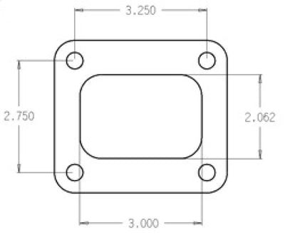 Cometic Turbo FLG T4 Garrett Exh Inlet .010in Exhaust Gasket